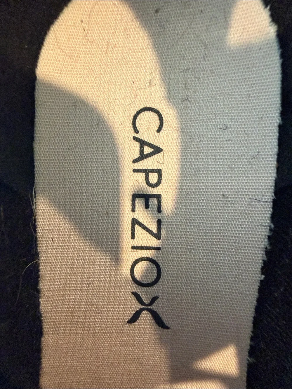 Capezio Black Tap Shoes with Ties